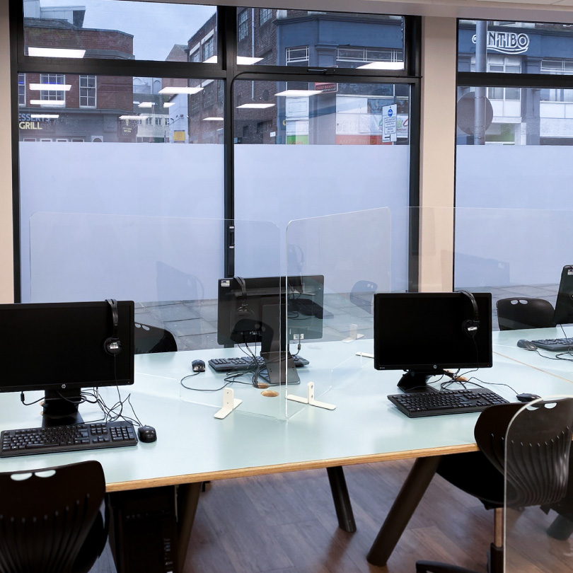 Computer suite for Confetti students.