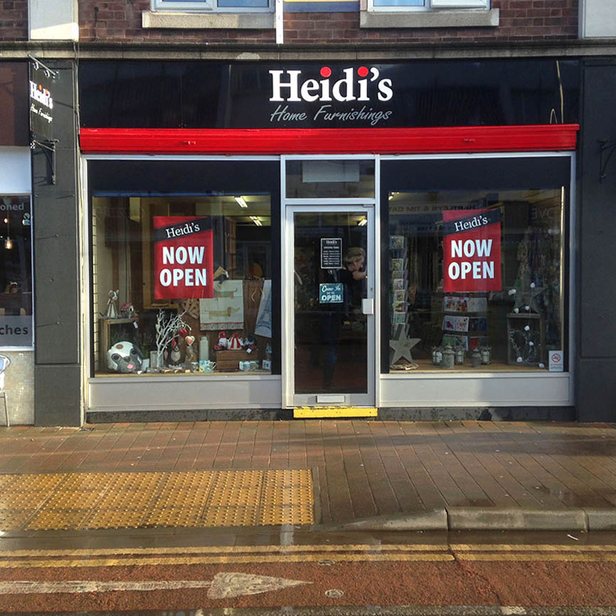 Heidi's Shopfront Hoarding
