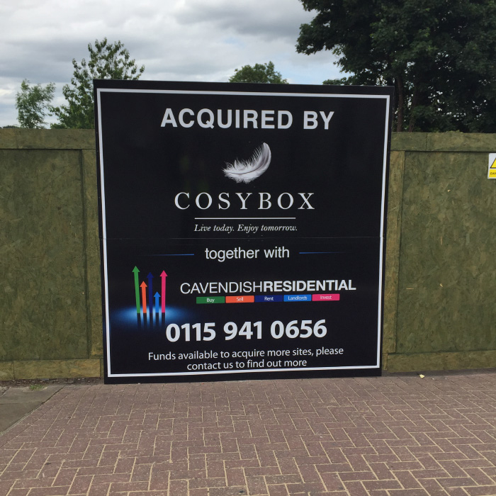 Cosybox Construction Site Hoarding
